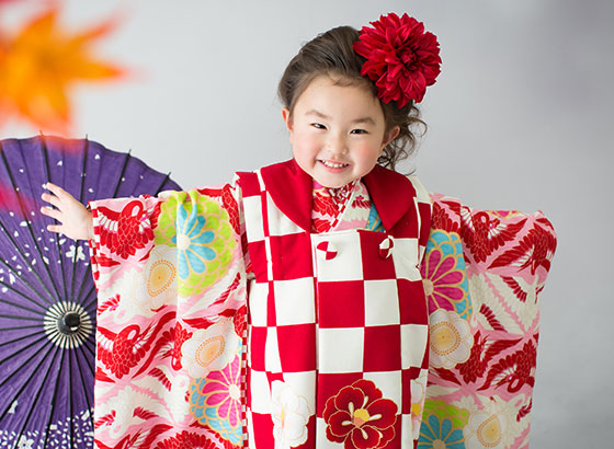 着物の子供